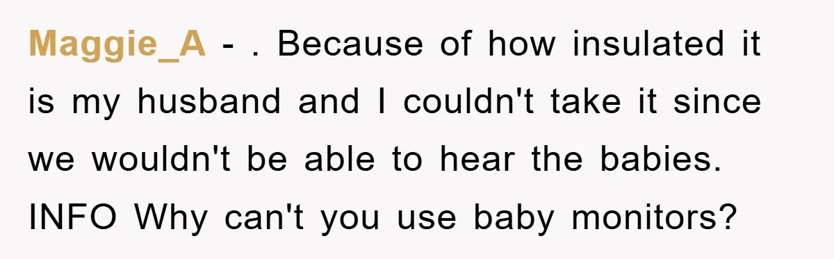 Maggie_A − . Because of how insulated it is my husband and I couldn't take it since we wouldn't be able to hear the babies. INFO Why can't you use...