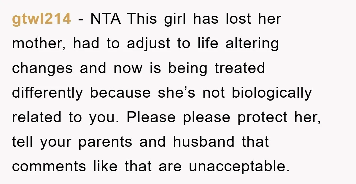gtwl214 − NTA This girl has lost her mother, had to adjust to life altering changes and now is being treated differently because she’s not biologically related to you. Please...