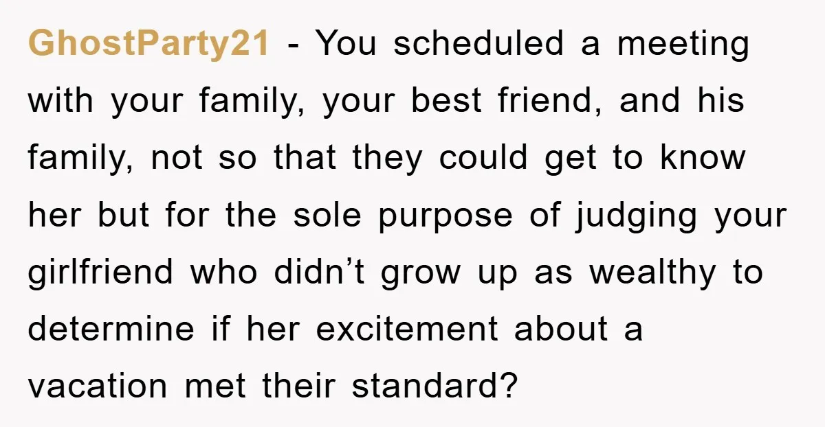 GhostParty21 − You scheduled a meeting with your family, your best friend, and his family, not so that they could get to know her but for the sole purpose of...