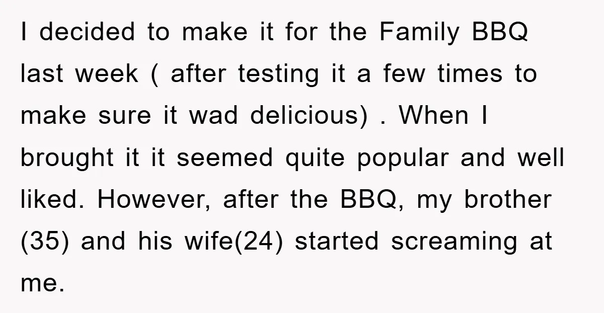 I decided to make it for the Family BBQ last week ( after testing it a few times to make sure it wad delicious) . When I brought it it...