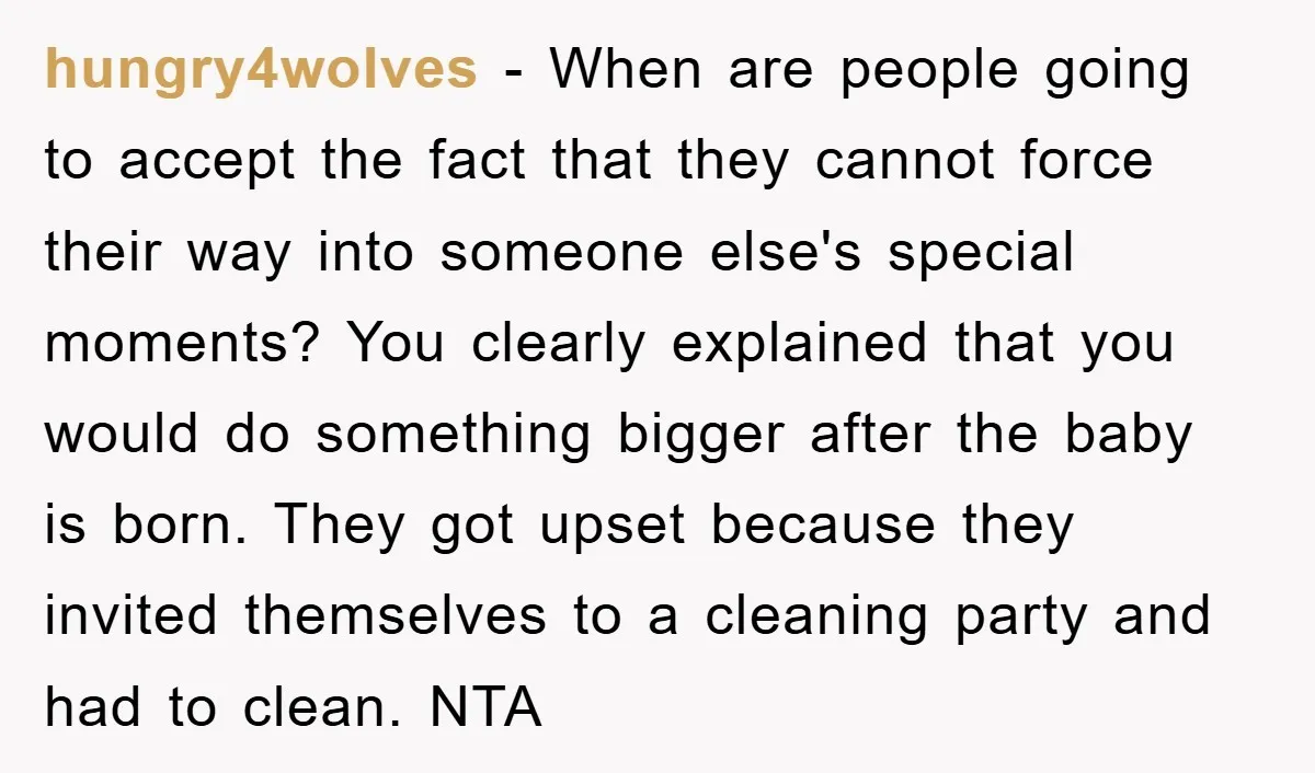 hungry4wolves − When are people going to accept the fact that they cannot force their way into someone else's special moments? You clearly explained that you would do something bigger...