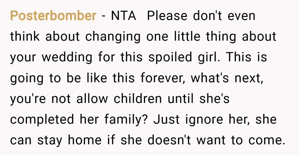 Posterbomber − NTA Please don't even think about changing one little thing about your wedding for this spoiled girl. This is going to be like this forever, what's next, you're...