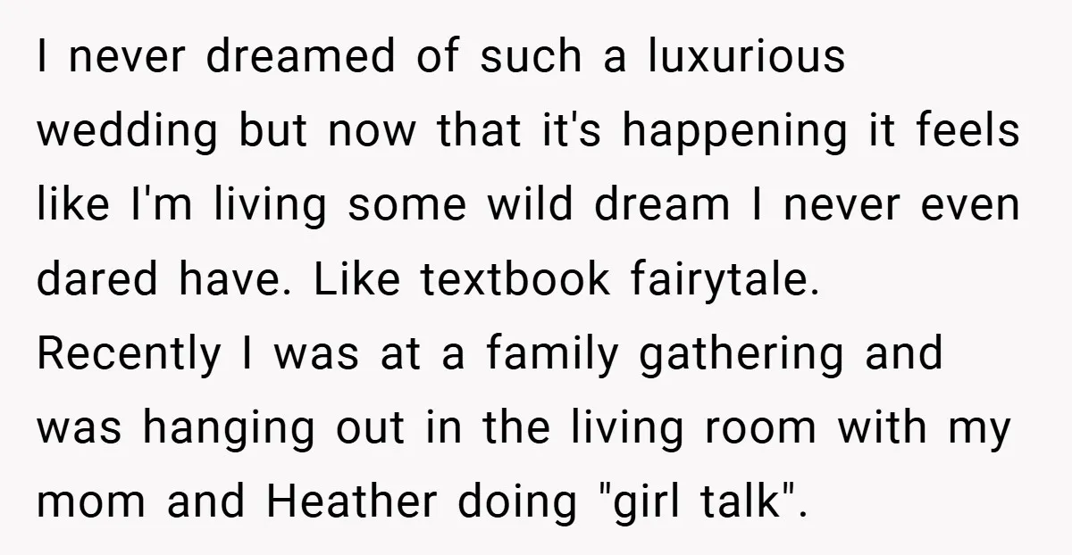 I never dreamed of such a luxurious wedding but now that it's happening it feels like I'm living some wild dream I never even dared have. Like textbook fairytale. Recently...