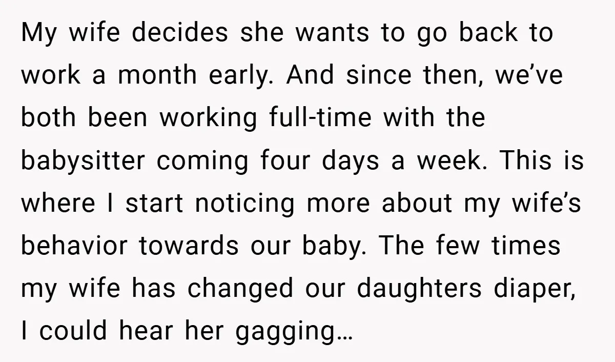My wife decides she wants to go back to work a month early. And since then, we’ve both been working full-time with the babysitter coming four days a week. This...