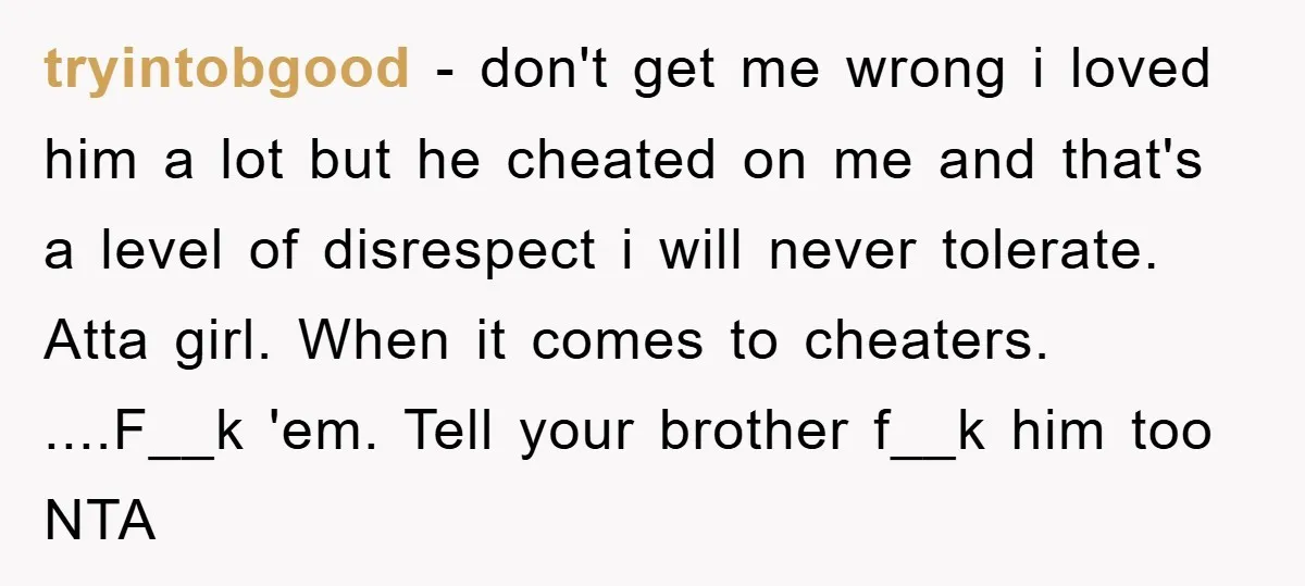 tryintobgood − don't get me wrong i loved him a lot but he cheated on me and that's a level of disrespect i will never tolerate. Atta girl. When it...