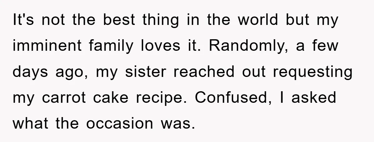 It's not the best thing in the world but my imminent family loves it. Randomly, a few days ago, my sister reached out requesting my carrot cake recipe. Confused, I...