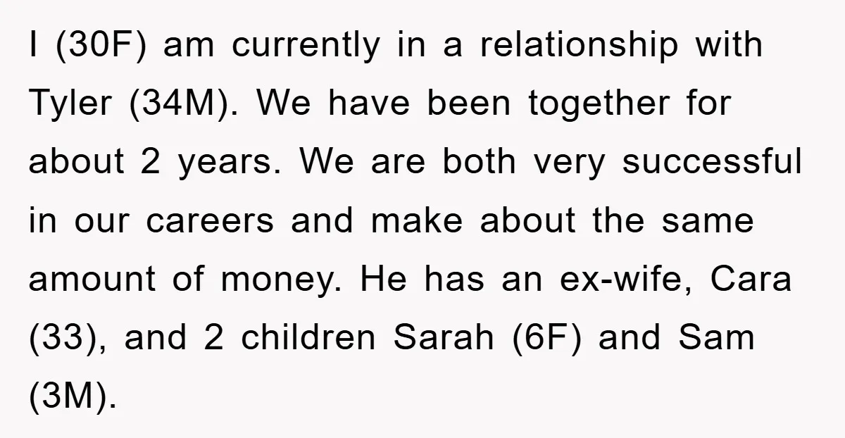 I (30F) am currently in a relationship with Tyler (34M). We have been together for about 2 years. We are both very successful in our careers and make about the...