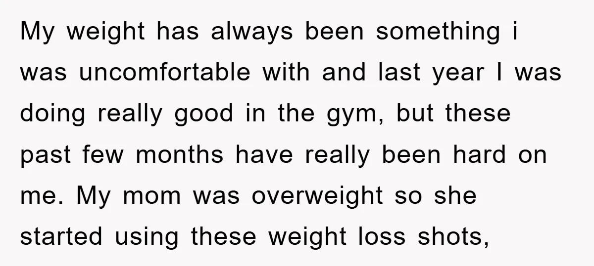 My weight has always been something i was uncomfortable with and last year I was doing really good in the gym, but these past few months have really been hard...