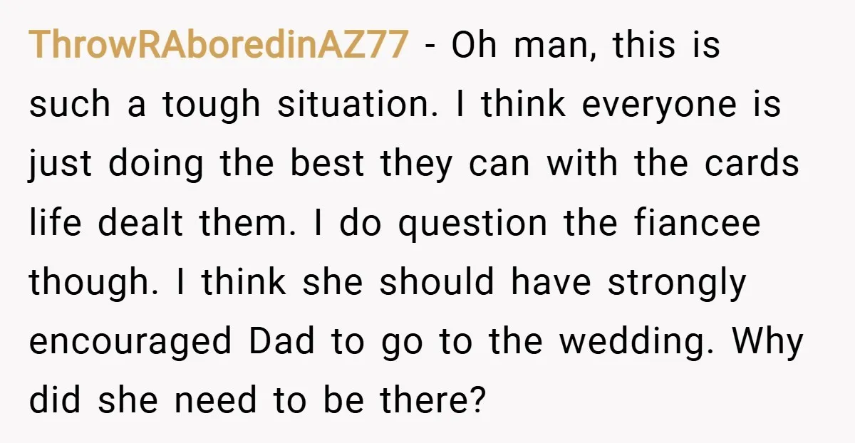 ThrowRAboredinAZ77 − Oh man, this is such a tough situation. I think everyone is just doing the best they can with the cards life dealt them. I do question the...