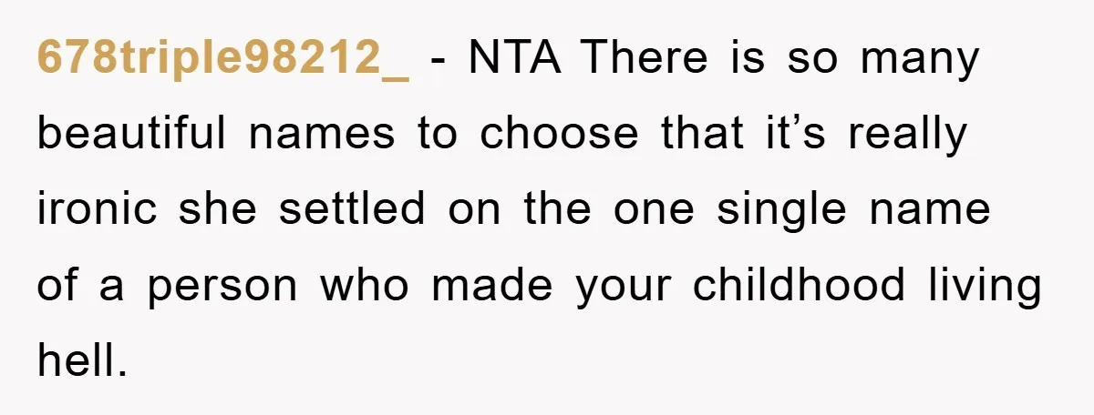 678triple98212_ − NTA There is so many beautiful names to choose that it’s really ironic she settled on the one single name of a person who made your childhood living...