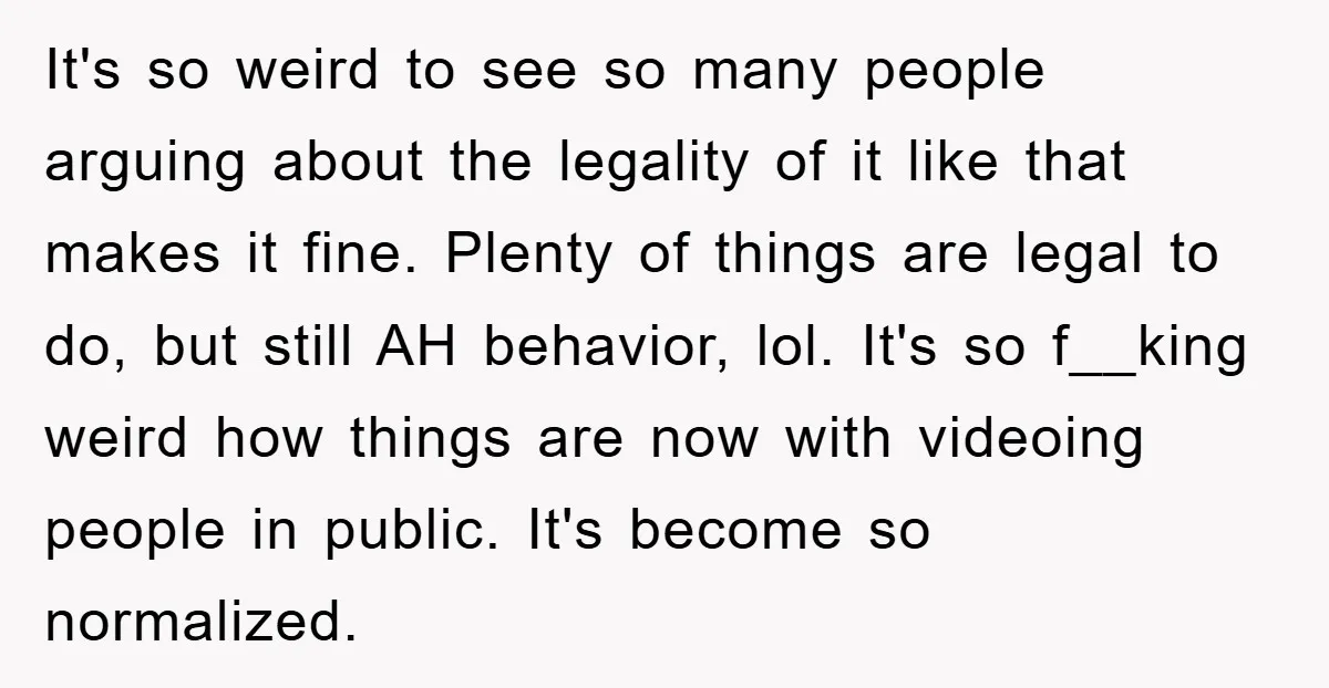 It's so weird to see so many people arguing about the legality of it like that makes it fine. Plenty of things are legal to do, but still AH behavior,...