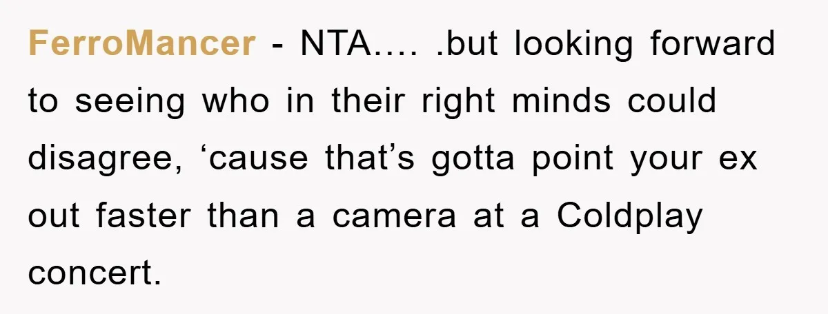 FerroMancer − NTA…. .but looking forward to seeing who in their right minds could disagree, ‘cause that’s gotta point your ex out faster than a camera at a Coldplay concert.