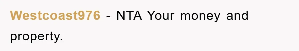 Westcoast976 − NTA Your money and property.