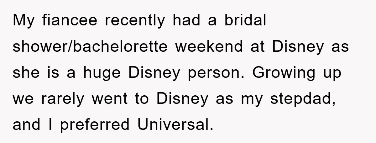 My fiancee recently had a bridal shower/bachelorette weekend at Disney as she is a huge Disney person. Growing up we rarely went to Disney as my stepdad, and I preferred...