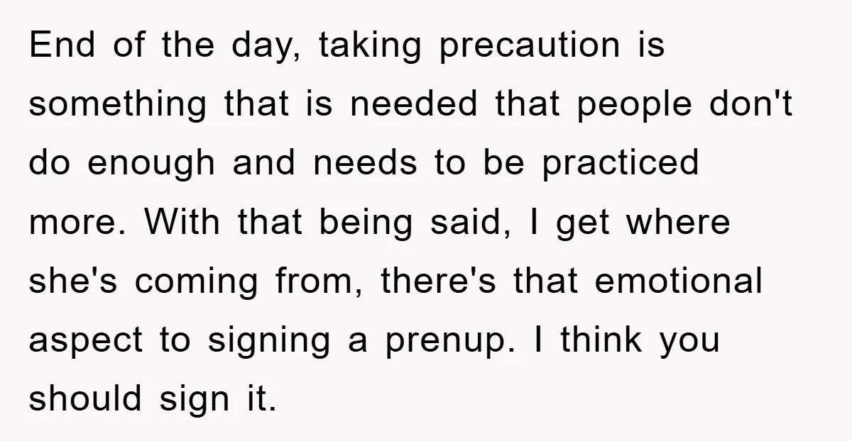 End of the day, taking precaution is something that is needed that people don't do enough and needs to be practiced more. With that being said, I get where she's...