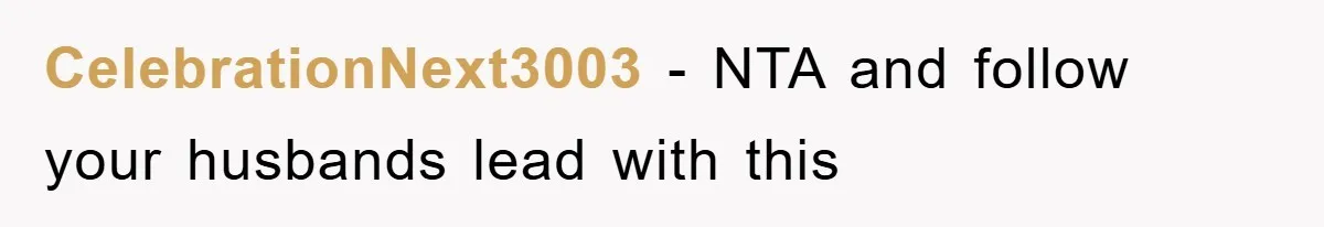 CelebrationNext3003 − NTA and follow your husbands lead with this