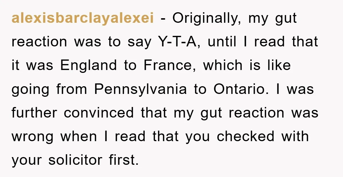 alexisbarclayalexei − Originally, my gut reaction was to say Y-T-A, until I read that it was England to France, which is like going from Pennsylvania to Ontario. I was further...