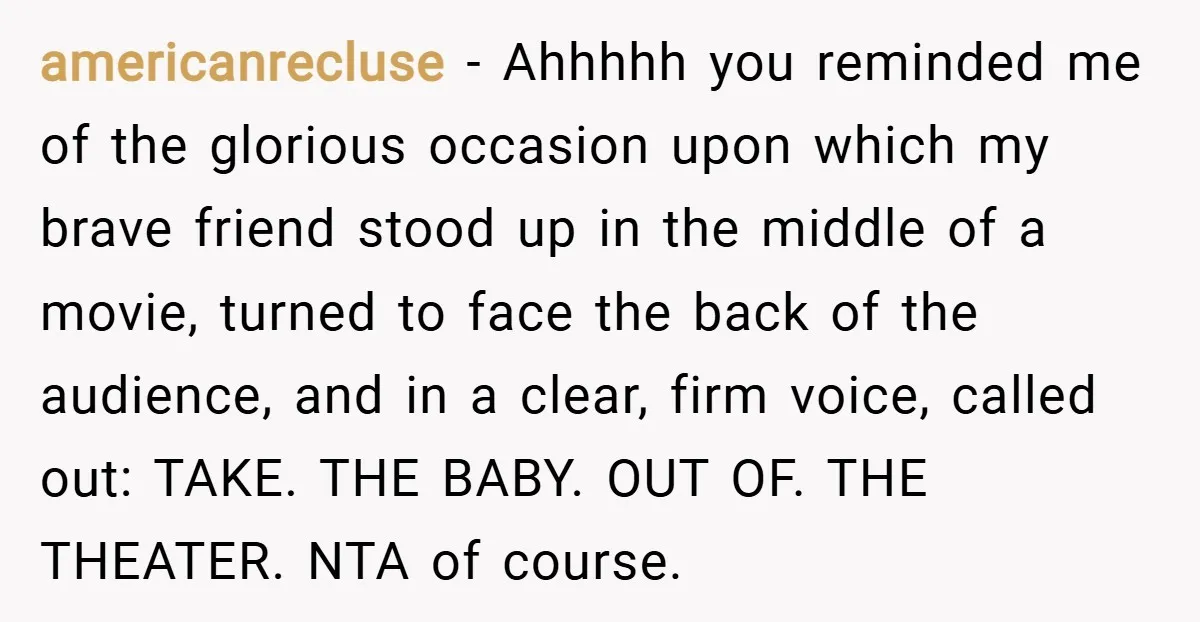 americanrecluse − Ahhhhh you reminded me of the glorious occasion upon which my brave friend stood up in the middle of a movie, turned to face the back of the...