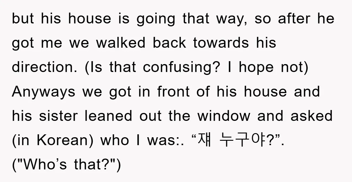 but his house is going that way, so after he got me we walked back towards his direction. (Is that confusing? I hope not) Anyways we got in front of...