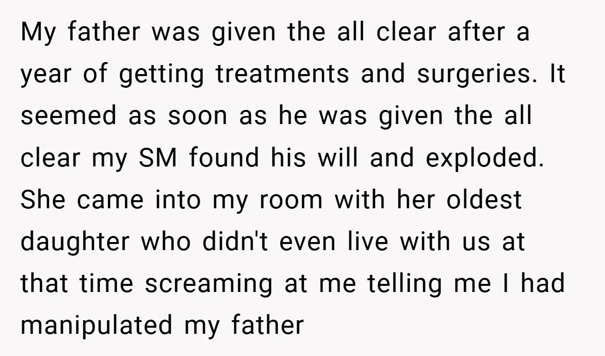 My father was given the all clear after a year of getting treatments and surgeries. It seemed as soon as he was given the all clear my SM found his...