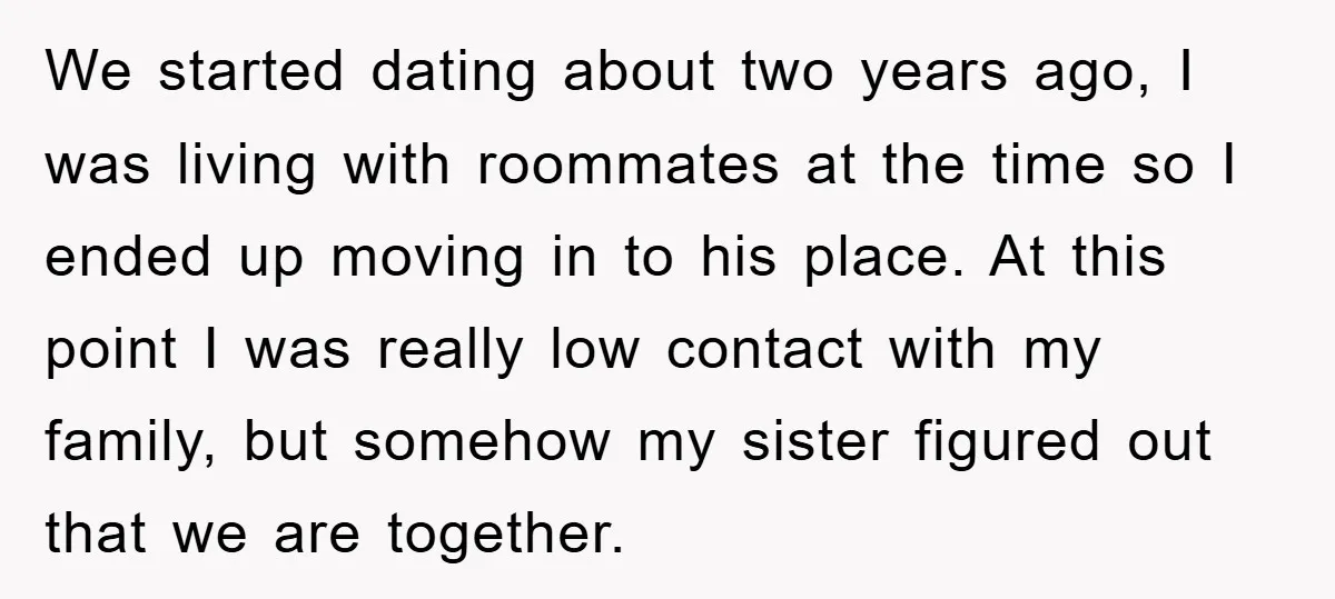 We started dating about two years ago, I was living with roommates at the time so I ended up moving in to his place. At this point I was really...