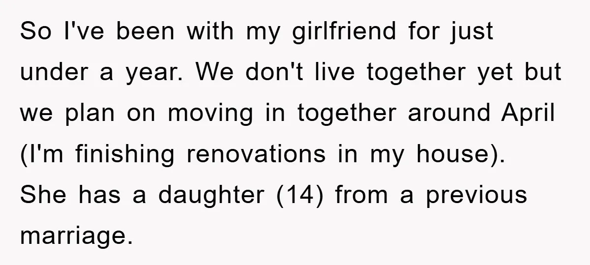 So I've been with my girlfriend for just under a year. We don't live together yet but we plan on moving in together around April (I'm finishing renovations in my...