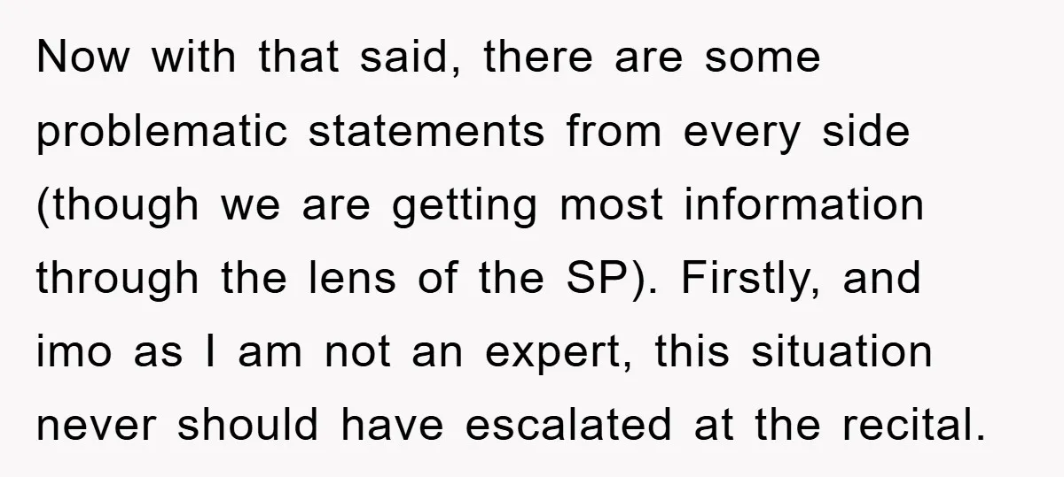 Now with that said, there are some problematic statements from every side (though we are getting most information through the lens of the SP). Firstly, and imo as I am...