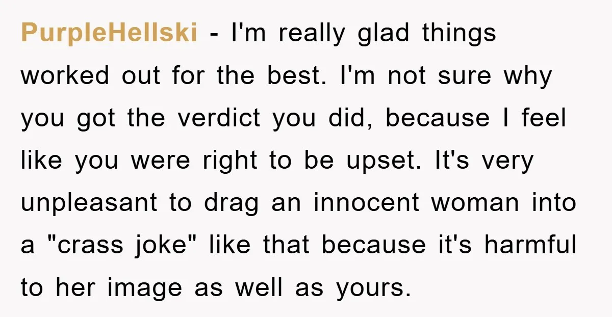 PurpleHellski − I'm really glad things worked out for the best. I'm not sure why you got the verdict you did, because I feel like you were right to be...