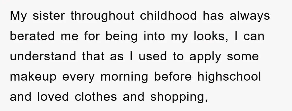 My sister throughout childhood has always berated me for being into my looks, I can understand that as I used to apply some makeup every morning before highschool and loved...
