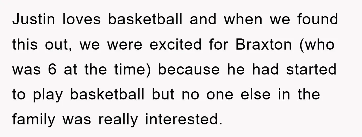 Justin loves basketball and when we found this out, we were excited for Braxton (who was 6 at the time) because he had started to play basketball but no one...