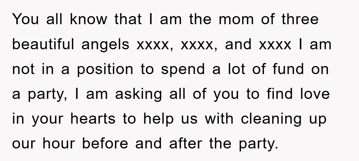 You all know that I am the mom of three beautiful angels xxxx, xxxx, and xxxx I am not in a position to spend a lot of fund on a...