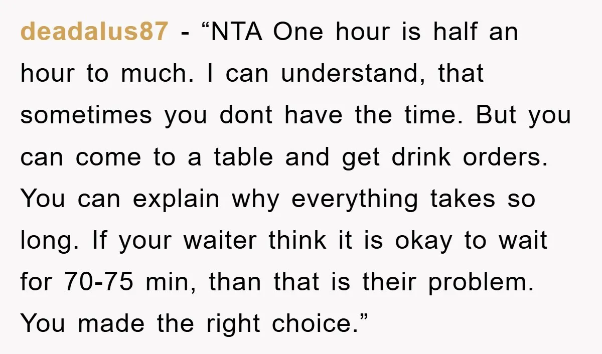 deadalus87 − “NTA One hour is half an hour to much. I can understand, that sometimes you dont have the time. But you can come to a table and get...