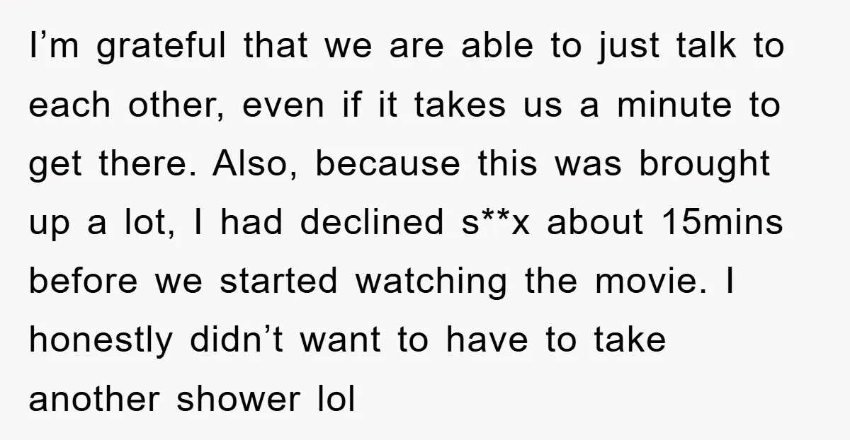 I’m grateful that we are able to just talk to each other, even if it takes us a minute to get there. Also, because this was brought up a lot,...