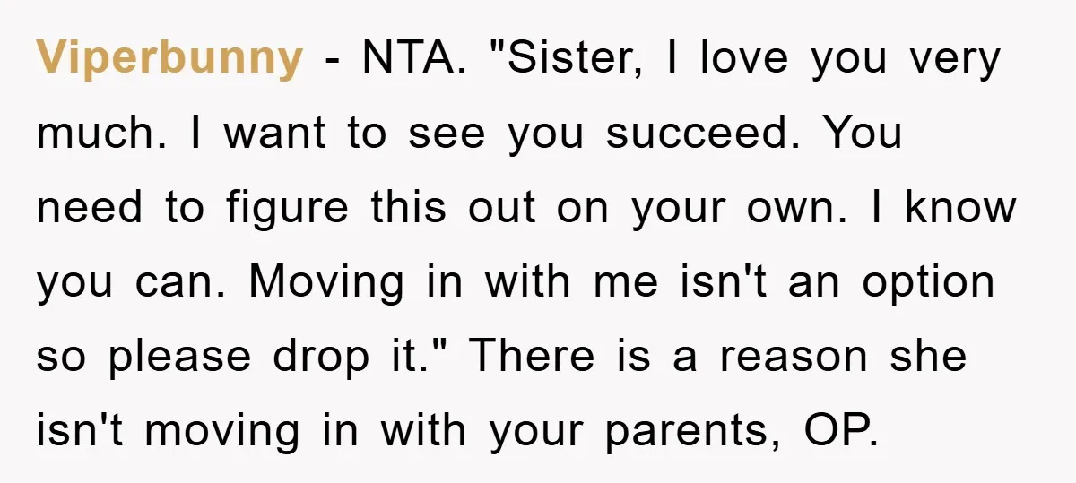 Viperbunny − NTA. "Sister, I love you very much. I want to see you succeed. You need to figure this out on your own. I know you can. Moving in...