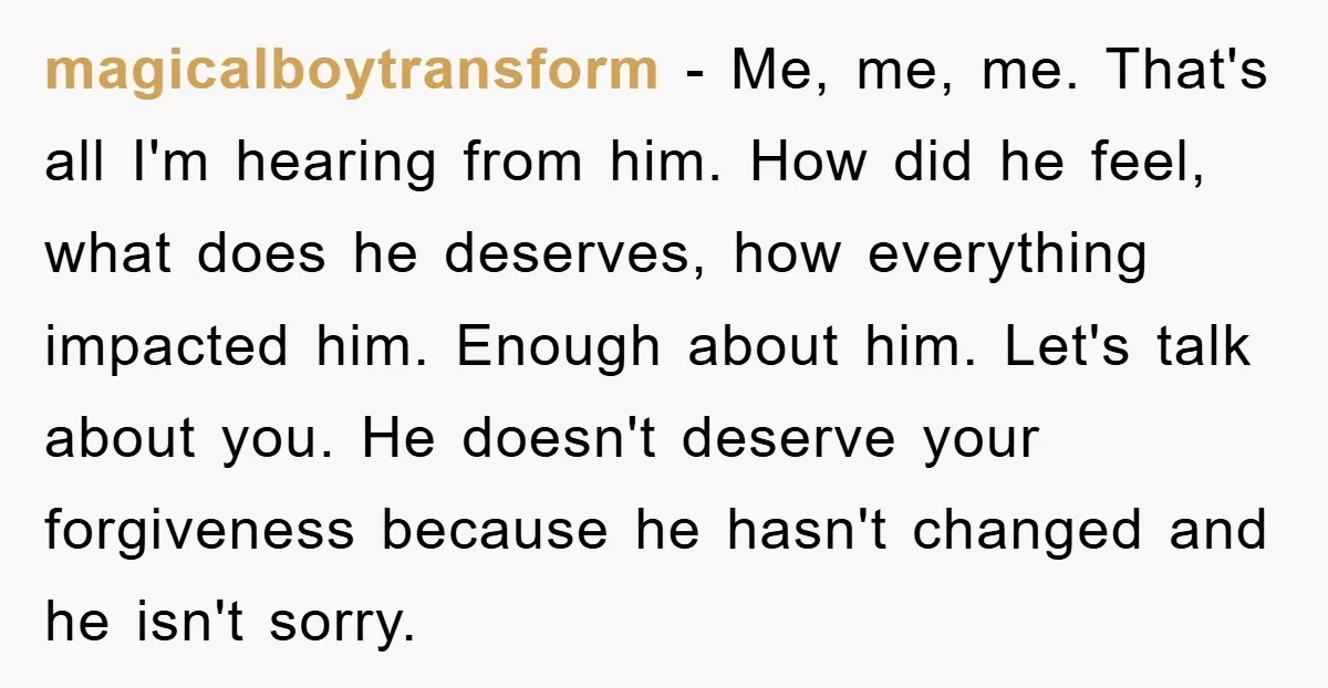 magicalboytransform - Me, me, me. That's all I'm hearing from him. How did he feel, what does he deserves, how everything impacted him. Enough about him. Let's talk about you....