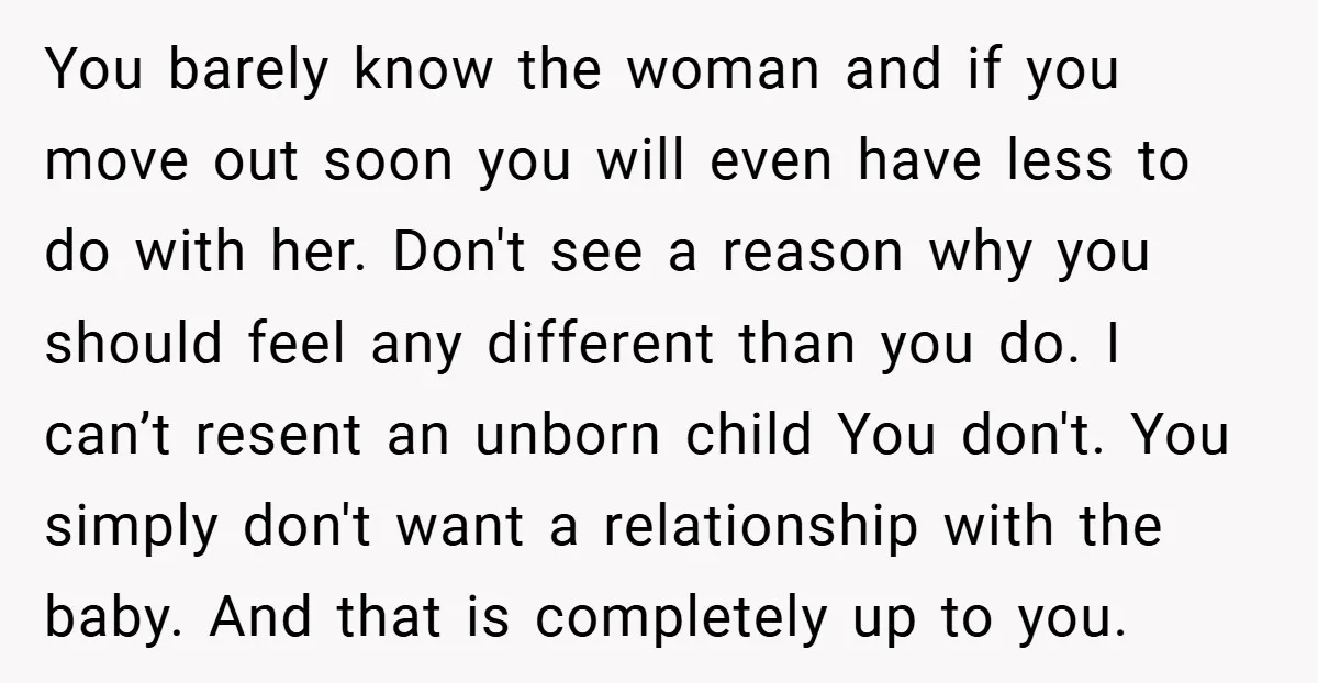 You barely know the woman and if you move out soon you will even have less to do with her. Don't see a reason why you should feel any different...