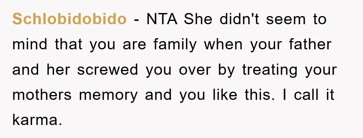 Schlobidobido − NTA She didn't seem to mind that you are family when your father and her screwed you over by treating your mothers memory and you like this. I...