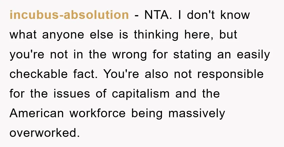 incubus-absolution − NTA. I don't know what anyone else is thinking here, but you're not in the wrong for stating an easily checkable fact. You're also not responsible for the...