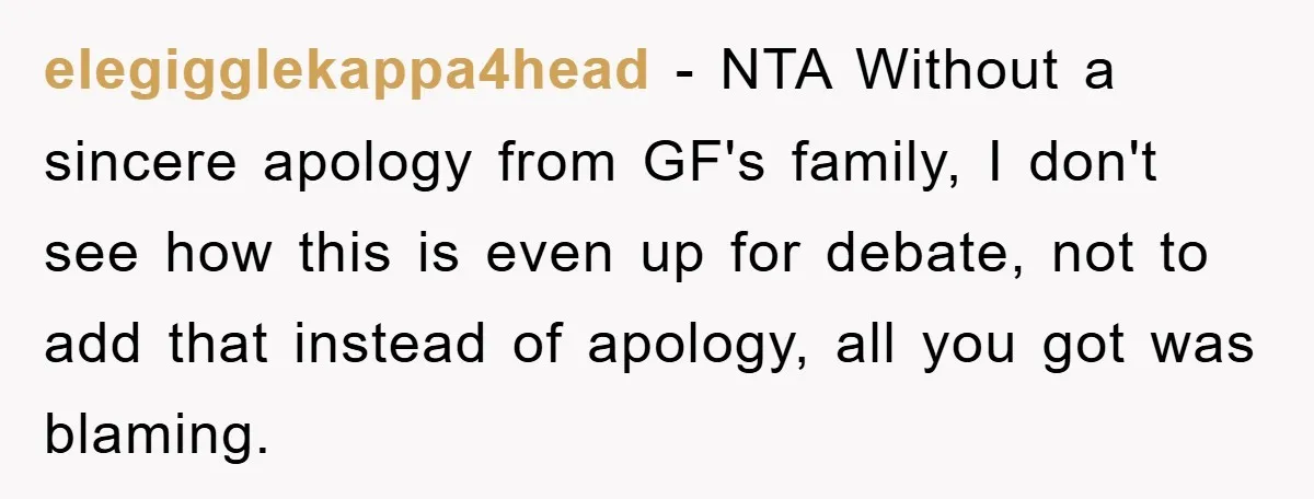 elegigglekappa4head − NTA Without a sincere apology from GF's family, I don't see how this is even up for debate, not to add that instead of apology, all you got...