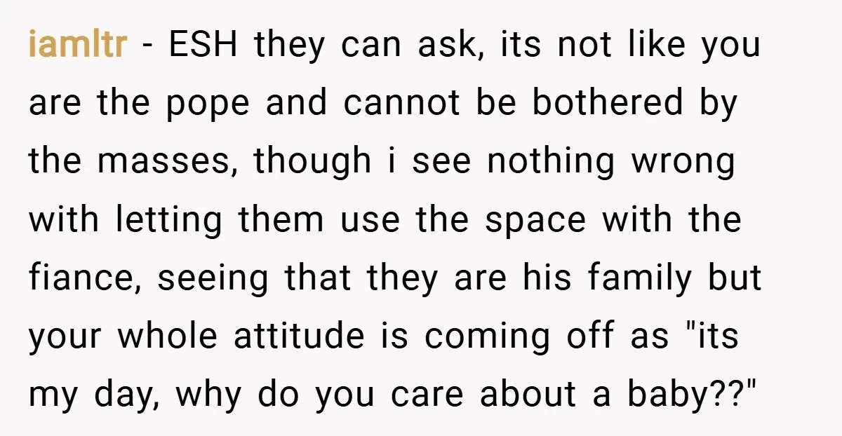 iamltr − ESH they can ask, its not like you are the pope and cannot be bothered by the masses, though i see nothing wrong with letting them use the...