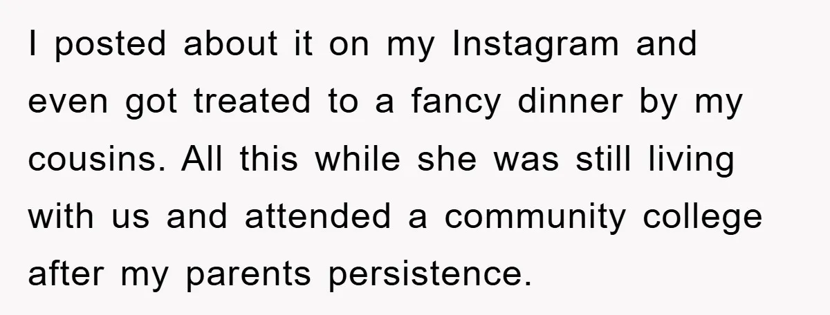 I posted about it on my Instagram and even got treated to a fancy dinner by my cousins. All this while she was still living with us and attended a...