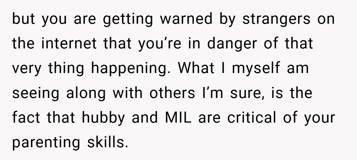 but you are getting warned by strangers on the internet that you’re in danger of that very thing happening. What I myself am seeing along with others I’m sure, is...