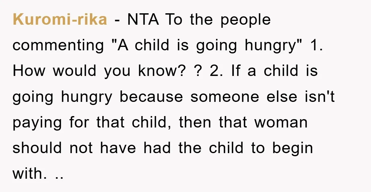 Kuromi-rika − NTA To the people commenting "A child is going hungry" 1. How would you know? ? 2. If a child is going hungry because someone else isn't paying...
