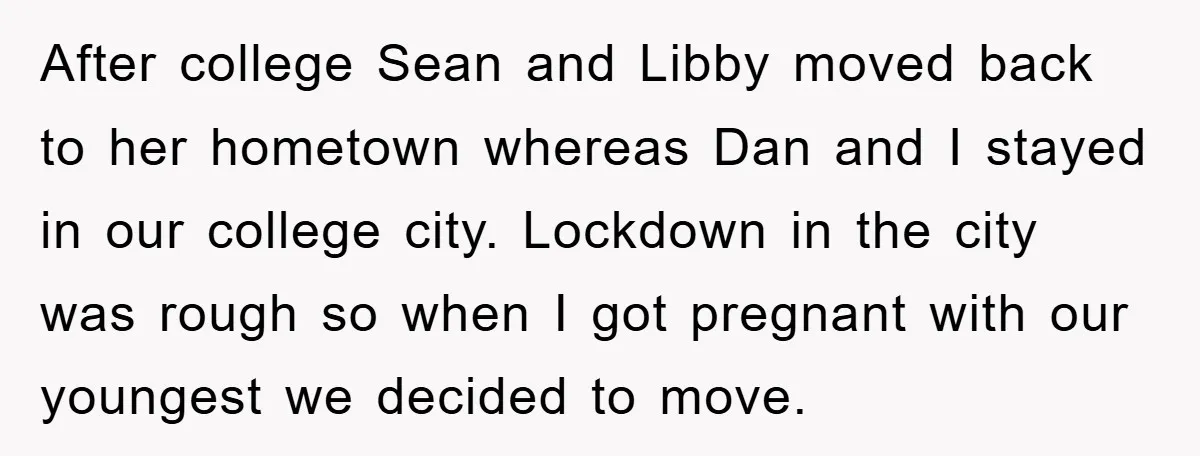 After college Sean and Libby moved back to her hometown whereas Dan and I stayed in our college city. Lockdown in the city was rough so when I got pregnant...