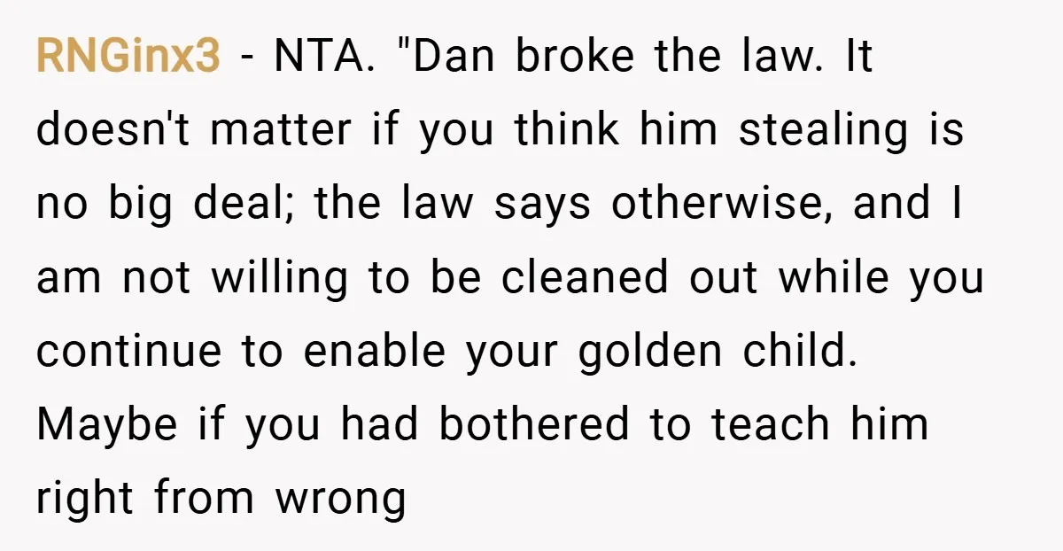RNGinx3 − NTA. "Dan broke the law. It doesn't matter if you think him stealing is no big deal; the law says otherwise, and I am not willing to be...