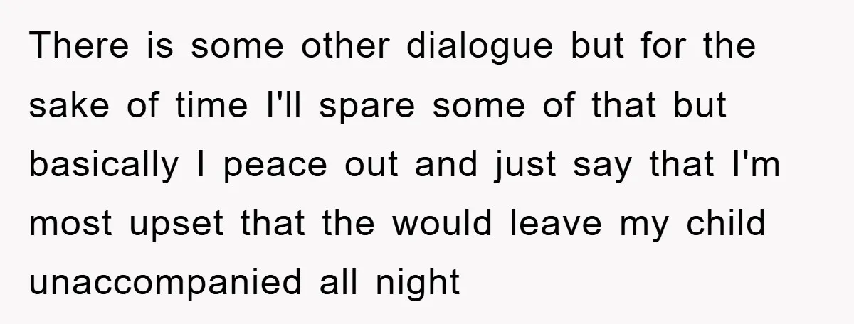 There is some other dialogue but for the sake of time I'll spare some of that but basically I peace out and just say that I'm most upset that the...