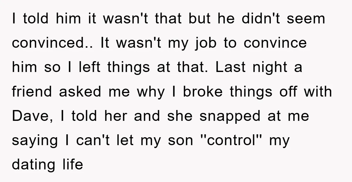 I told him it wasn't that but he didn't seem convinced.. It wasn't my job to convince him so I left things at that. Last night a friend asked me...
