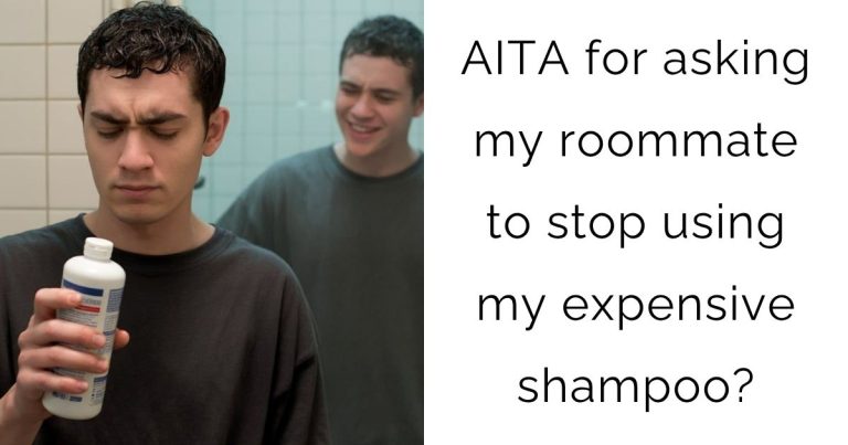 AITA for asking my roommate to stop using my expensive shampoo?