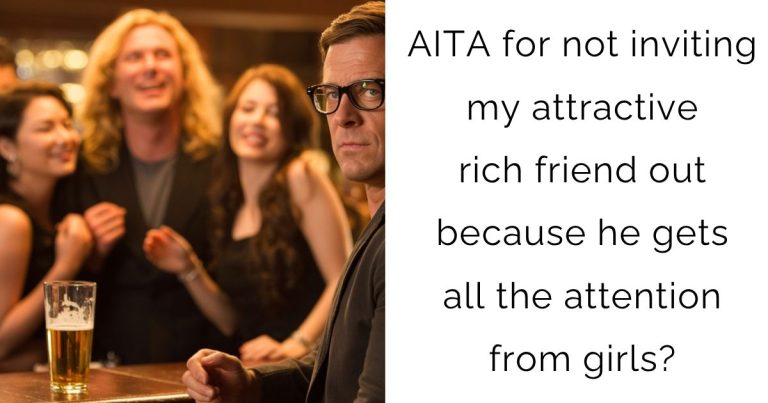 AITA for not inviting my attractive rich friend out because he gets all the attention from girls?