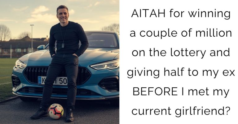 AITAH for winning a couple of million on the lottery and giving half to my ex BEFORE I met my current girlfriend?